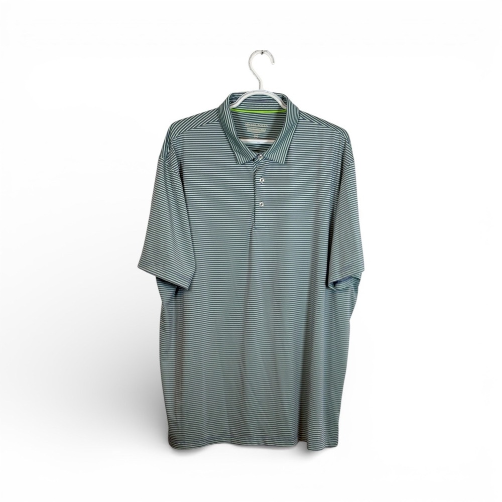 Michael Rouen Mens Polo Shirt Striped Short Sleeve Golf‎  Lot of 5 Shirts